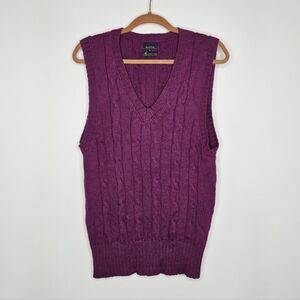VTG 80s Mark Shale Wool Sweater Vest